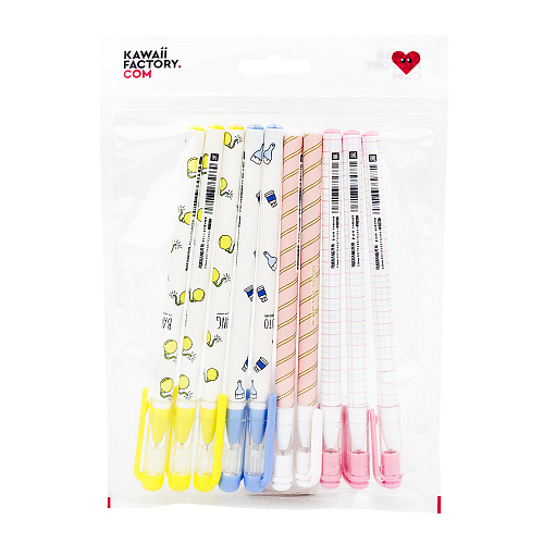 Набор из 10 ручек в ассортименте