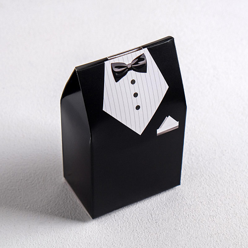 Бонбоньерка свадебная «Костюм жениха», 5,8 × 10 см