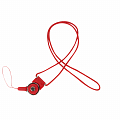Шнурок для бейджей разъёмный (красный)