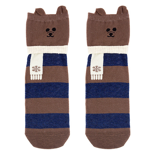 Носки "Пёс" (коричневый)