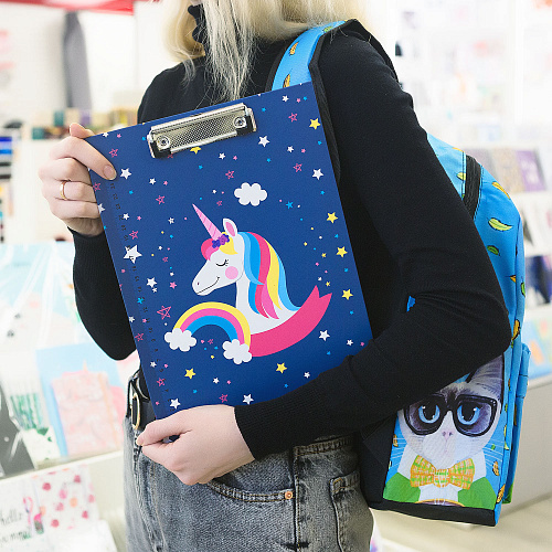 Папка-планшет "Unicorn" (синий)