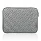 Чехол для MacBook 15.4", "Лого" (цвет - бело-серебряный)