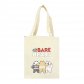 Эко-сумка шоппер с принтом, бежевая "Мы обычные медведи"
