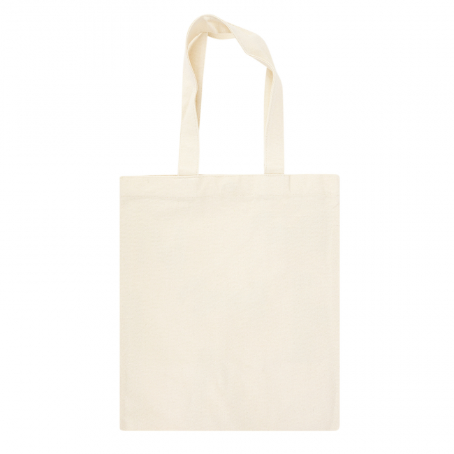 Эко-сумка шоппер с принтом "Буквы" (белая)