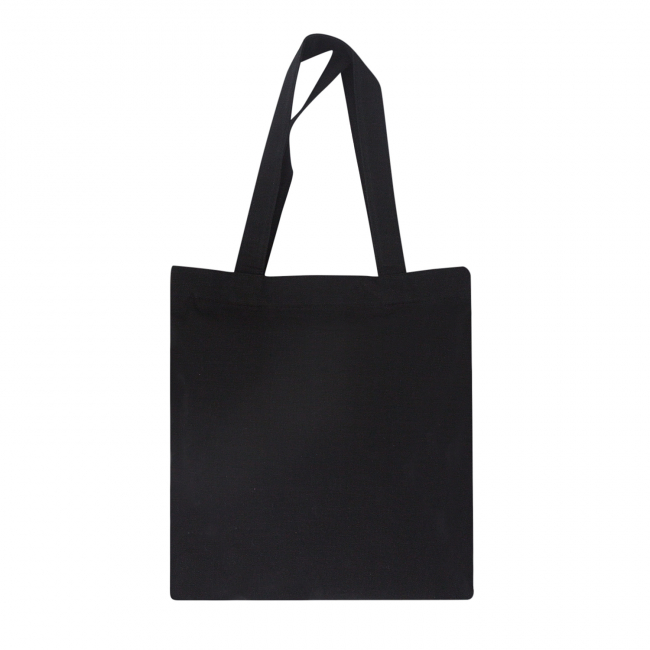 Эко-сумка шоппер с принтом, черная "Кактусы навсегда" .