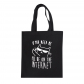 Эко-сумка шоппер с принтом "Internet cat" (черная)