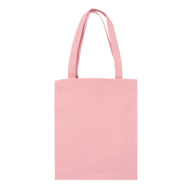 Эко-сумка шоппер с принтом, розовая "Мы обычные медведи"