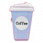 Сумка "Coffee" (голубая с розовым)