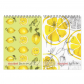 Блокнот-скетчбук А4 40л, "Лимоны" желтый