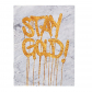 Мини-блокнот "Stay gold"
