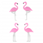 Набор ластиков "Фламинго" (розовые)