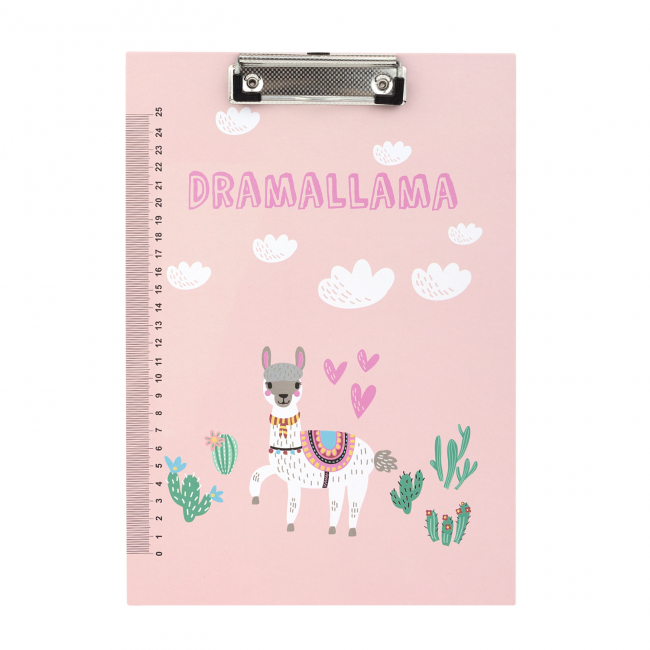 Папка-планшет "Llama" (розовый)