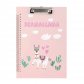 Папка-планшет "Llama" (розовый)