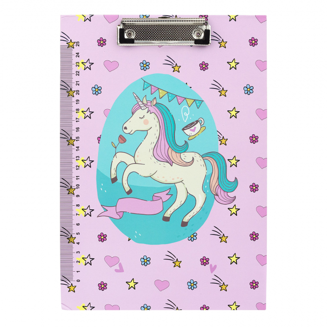 Папка-планшет "Unicorn" (розовый)