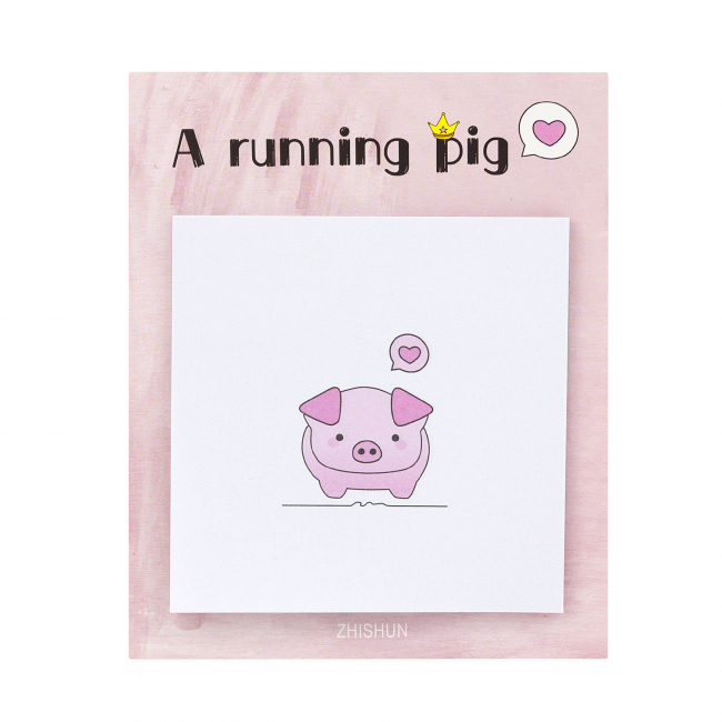 Стикеры для записей "Свинка" (a running pig)