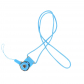 Шнурок для бейджей разъёмный (голубой)