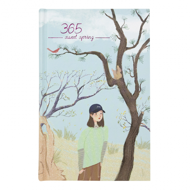 Ежедневник "365" (девушка у дерева)