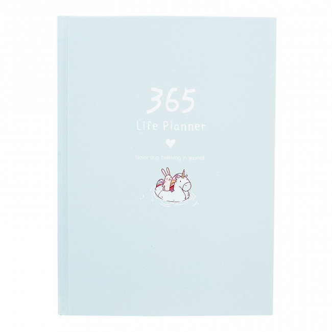 Ежедневник "365" Зайка и единорог