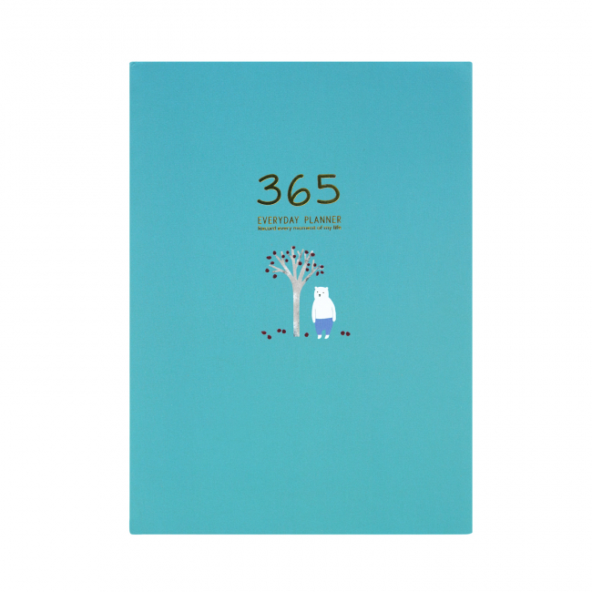 Ежедневник-планер "365 days" (голубой)