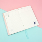 Ежедневник с прозрачной обложкой "Два фламинго"