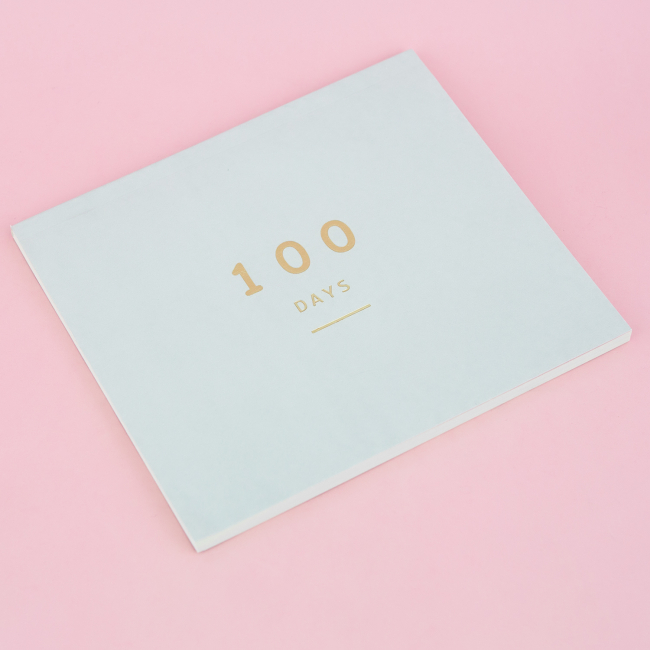 Планнер "100 days" (белый)