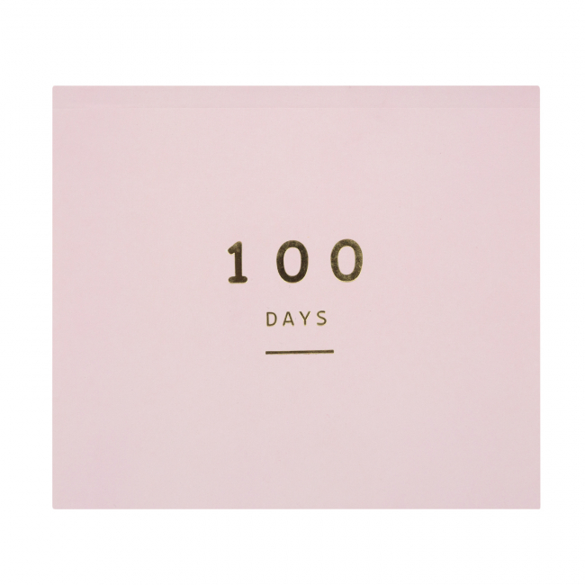 Планнер "100 days" (розовый)