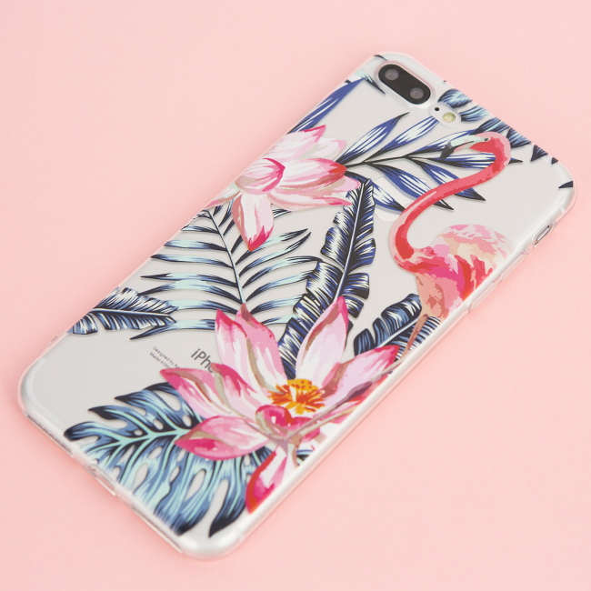 Чехол для iphone 7 Plus/8 Plus "Тропический цветок"
