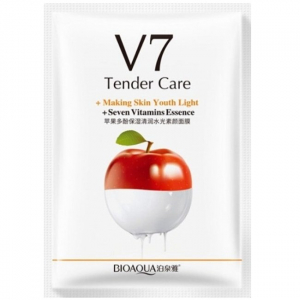 Маска д/лица тканевая серия V7 витаминная с экстрактом яблока