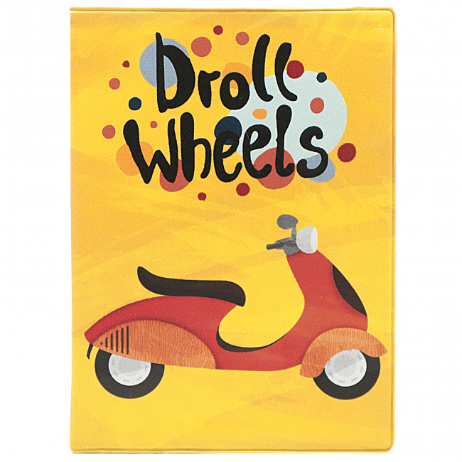 Обложка на автодокументы "Droll Wheels"