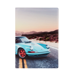 Обложка на автодокументы "Porsche blue"