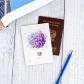 Обложка для паспорта "Цветочный шар"
