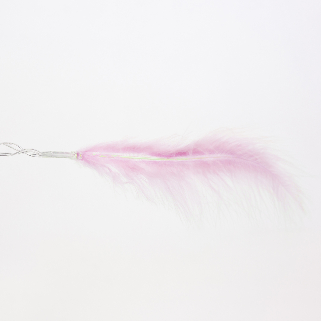 Гирлянда "Волшебные перья" (розовые), LED
