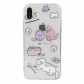 Чехол для iPhone X/XS "Cat" (розовый)