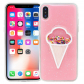 Чехол для iPhone X/XS "Pink ice-cream"
