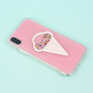 Чехол для iPhone X/XS "Pink ice-cream"