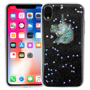 Чехол для iPhone XR "Crystal unicorn"
