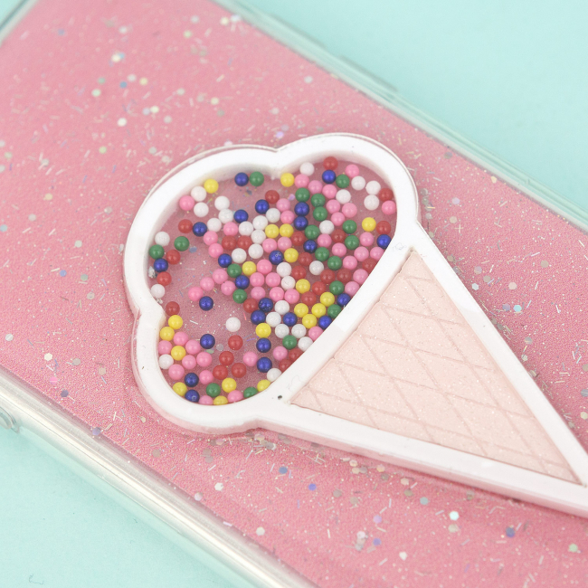 Чехол для iPhone XR "Pink ice-cream"