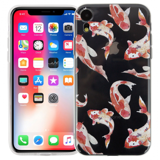 Чехол для iPhone XR "Рыбки"