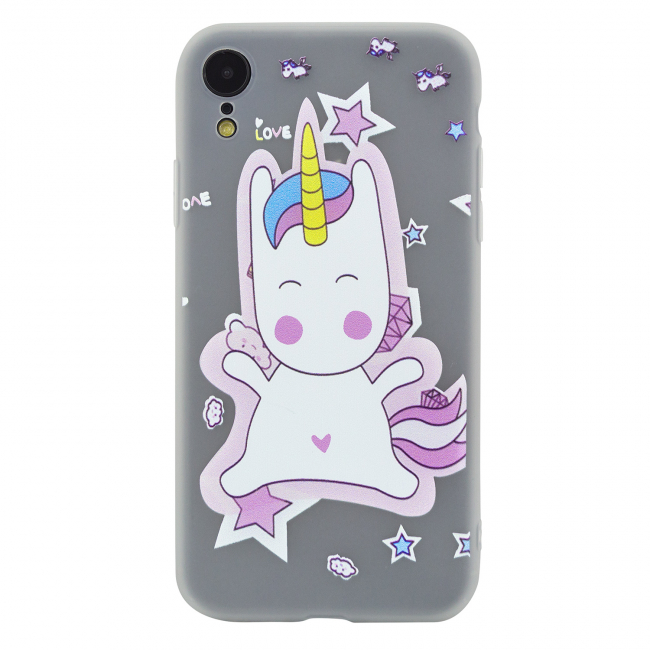 Чехол для iPhone XR "Starry unicorn"