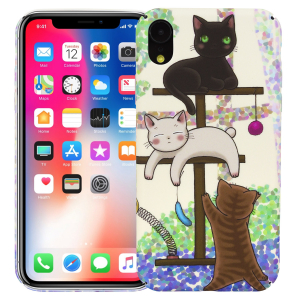 Чехол для iPhone XR "Три кота"