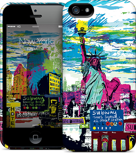 Чехол для iPhone 5/5s Gelaskins "New York Skyline"