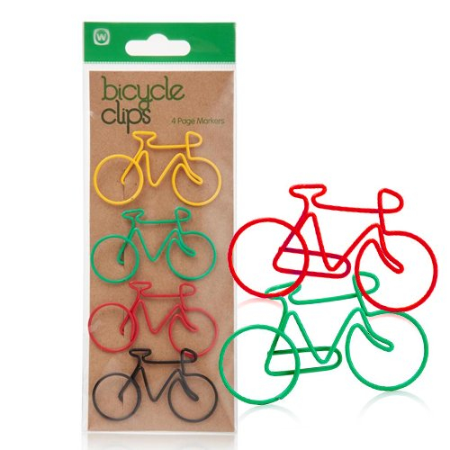 Зажимы/скрепки "Bicycle - Green"