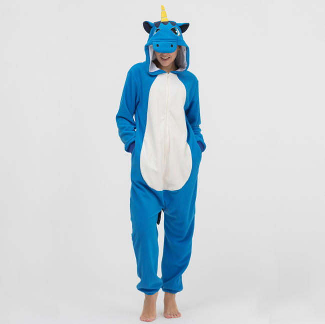 Пижама-кигуруми "Единорог голубой"
