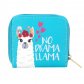 Кошелек на молнии "No drama llama"