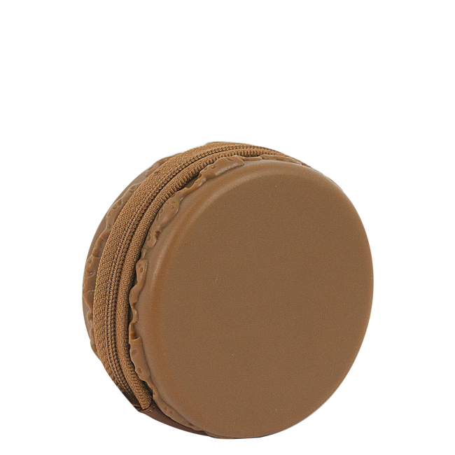 Монетница "Макарун" (коричневая)