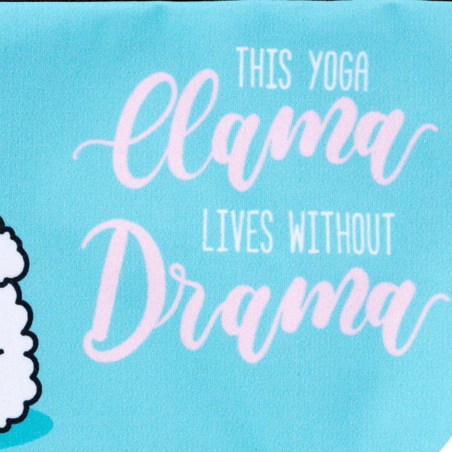 Косметичка "Лама и йога"