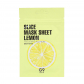 Маска-слайс для лица тканевая осветляющая G9 Slice Mask Sheet - Lemon