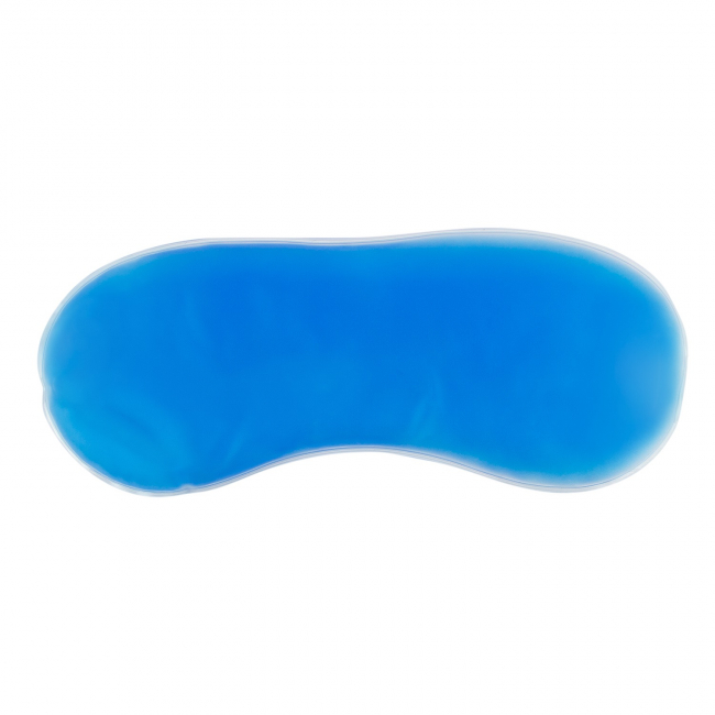 Маска для сна "Мишка на голубом" с гелевой вставкой
