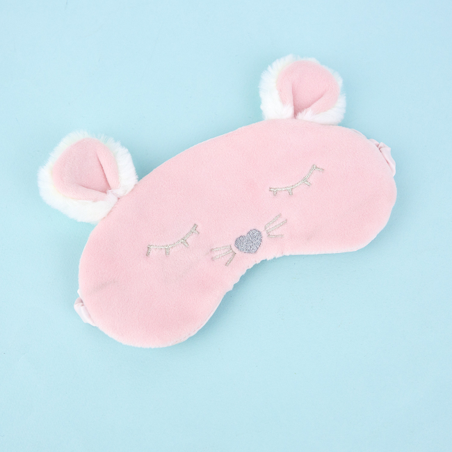 Маска для сна "Мышка" (розовая)
