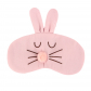 Маска для сна "Спящий кролик" (розовый)